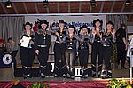 Deutscher Meister 2006  Line Dance Team Standard Silver (v.li.n.re: Petra Kiesewetter, Rainer Kläge, Silke Lieb, Skym Kläge, Angelika Weigl, Antje Steinmüller, Angelika Beyer)